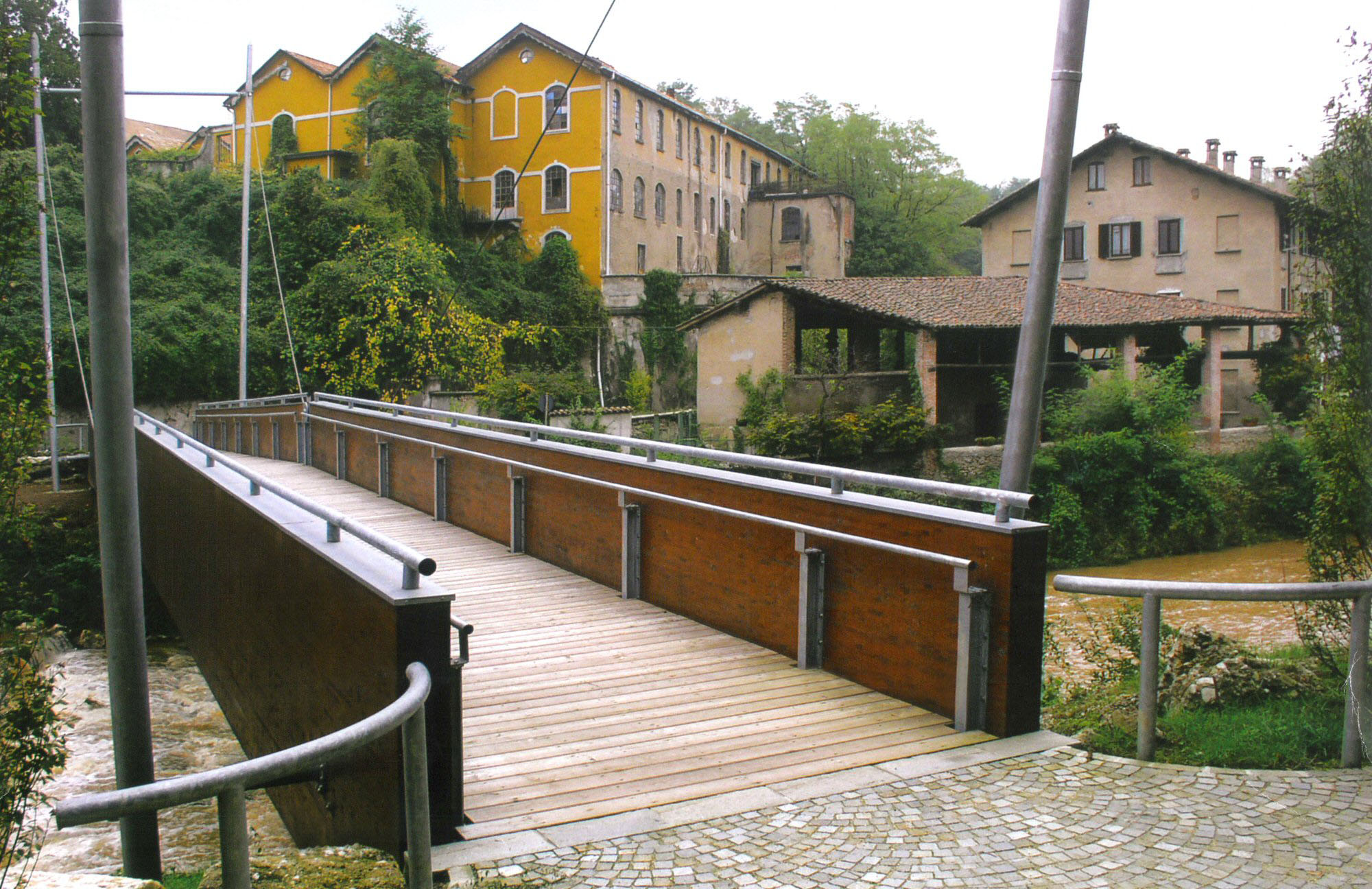 Ponte pedonale-ciclabile sul fiume Lambro - Sovico-Triuggio